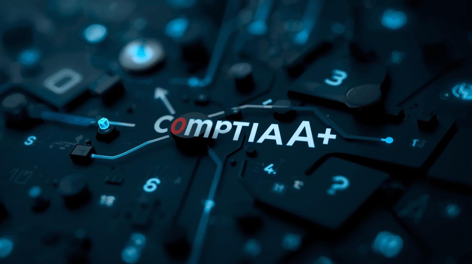 CompTIA Trifecta certification path showing A+, Network+, and Security+ progression for complete IT beginners entering help desk and support roles